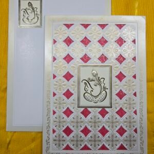 Laser-Cut Harlequin Lattice Wedding Invitation Card