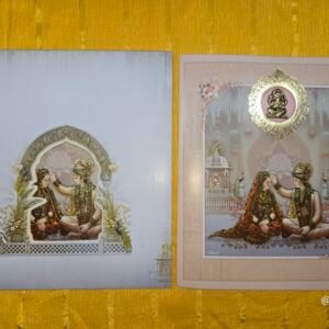 Royal Jharokha Theme Wedding Invitation Card