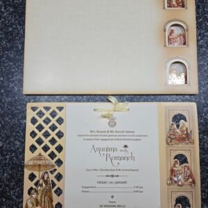 Royal Heritage Theme Wedding Card