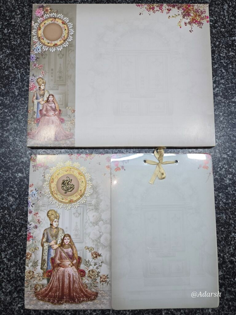 Bride-Groom Wedding Invitation Card