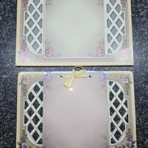 Laser-Cut Window Jali Wedding Invitation Card