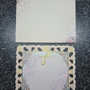 Laser-Cut Floral Wedding Invitation Card
