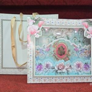 Premium Floral 3D Pop-Up Box Wedding Invitation Card