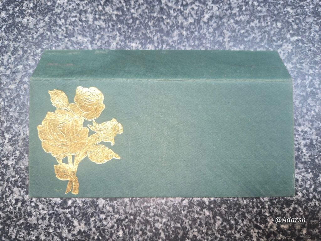 Emerald Green Gold-Foil Shagun Envelope