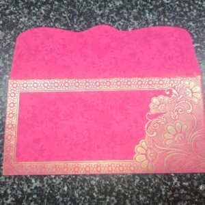 Rani Pink Floral Shagun Envelope