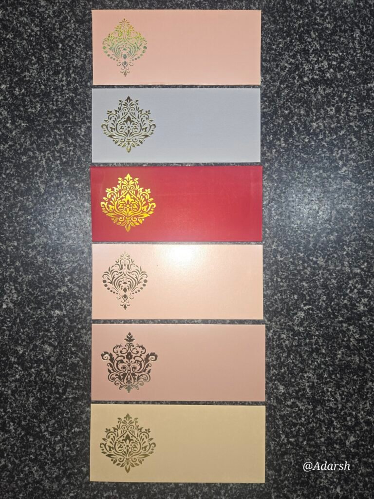 Metallic Shimmer, Pastel Colors Shagun Envelopes