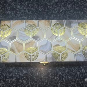 Gold Foil Honeycomb Shagun Box