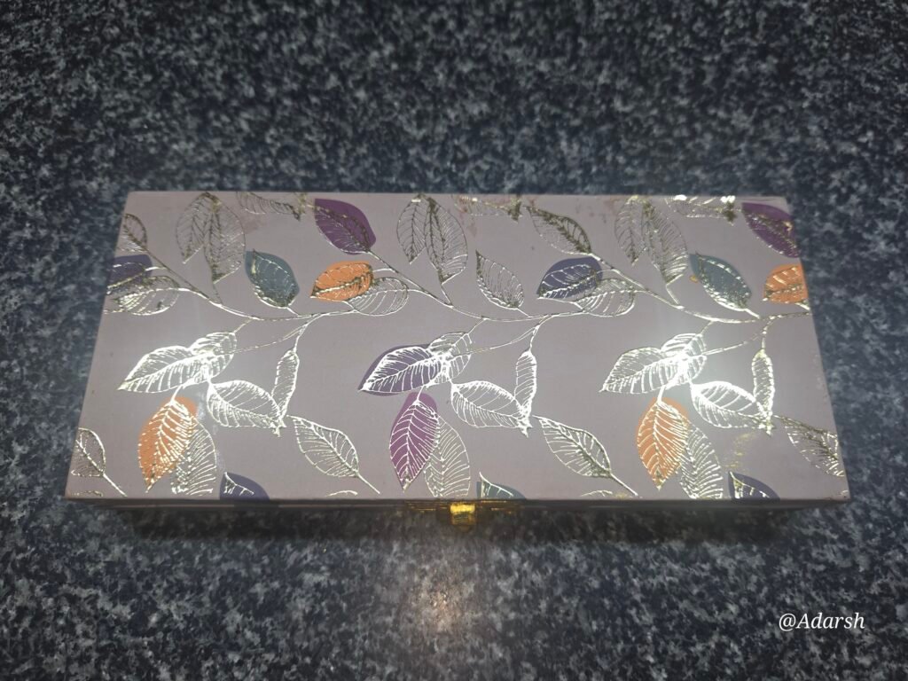 Metallic Gold Leaf Foil Shagun Box