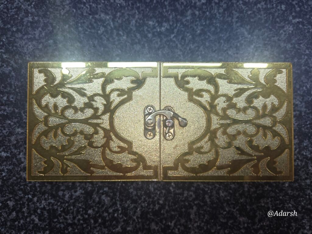 Metallic Gold Foil Shagun Box