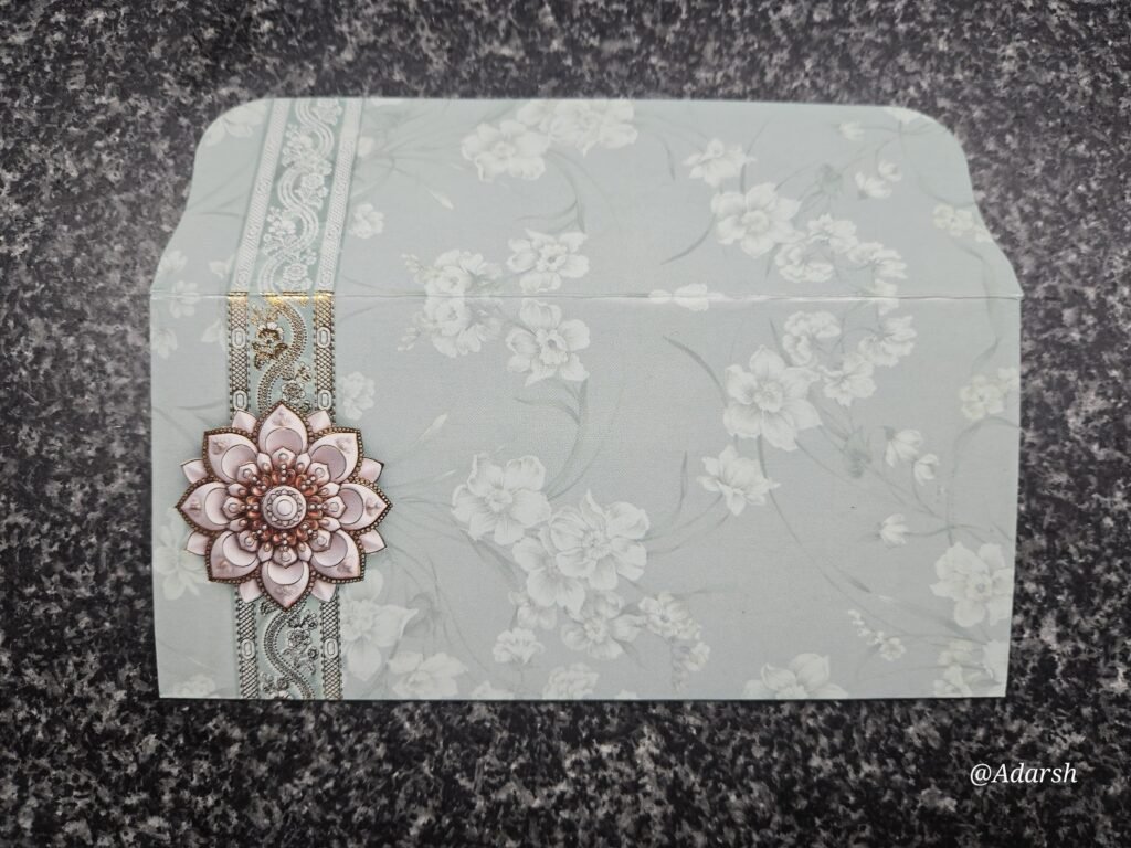 Floral Sea Blue Shagun Cover